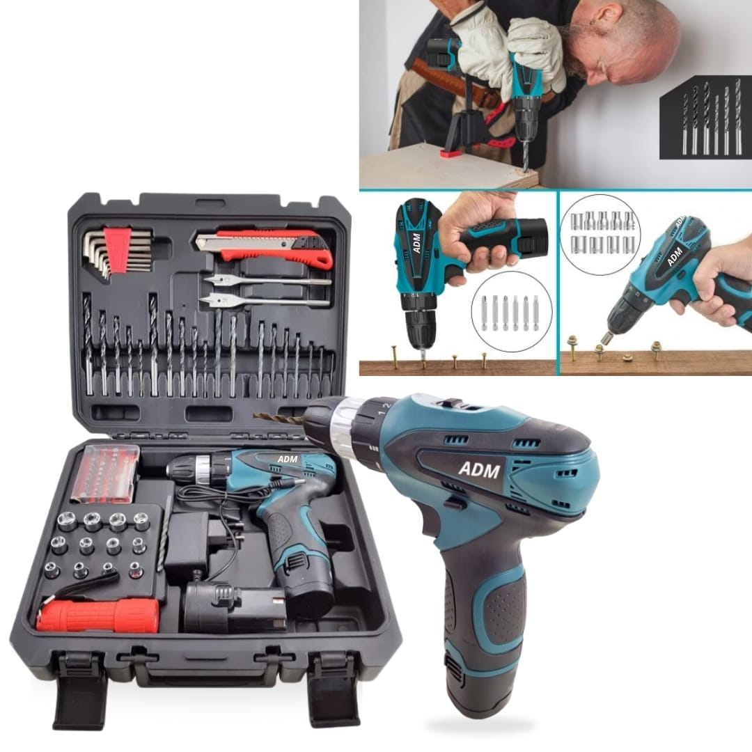 20 Maletines de Herramientas Profesionales ADM con Taladro Inalámbrico - Imagen 8